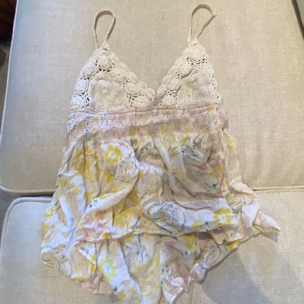 Free People Tie-back Tank Top